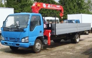 Автомобиль ISUZU NQR75P с крановой установкой (манипулятором) UNIC URV-374 ― Ростех А - комплексные поставки строительной, дорожной и автомобильной техники.